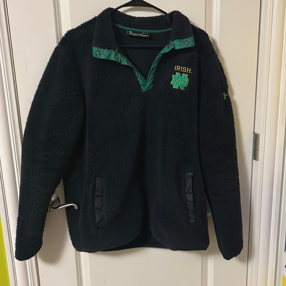 Notre Dame Champion teddy quarter zip.